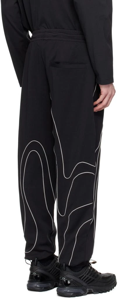 Y-3 Black Piped Track Pants 3