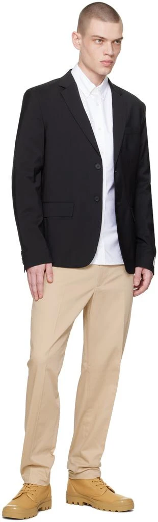 Maison Kitsune Black Tailored Blazer 4