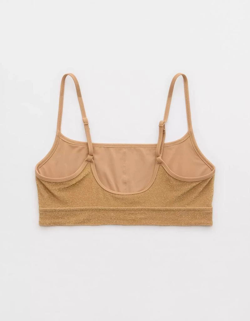 Aerie Aerie Sparkle Straight Scoop Bikini Top 4