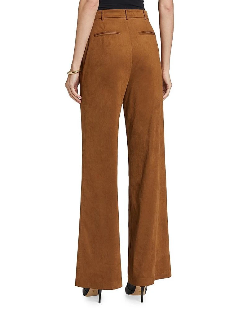 Ramy Brook Edwina Faux-Suede Wide-Leg Pants 5