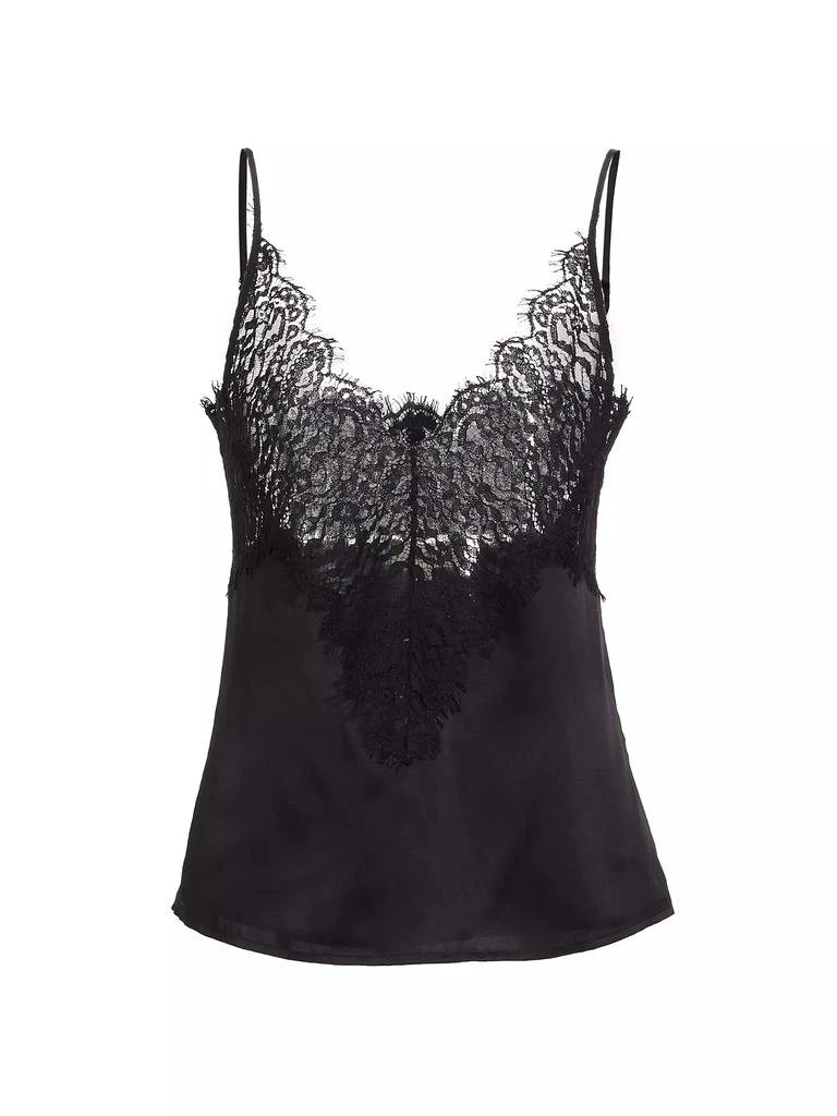 L'Agence Priya Silk & Lace Tank 1