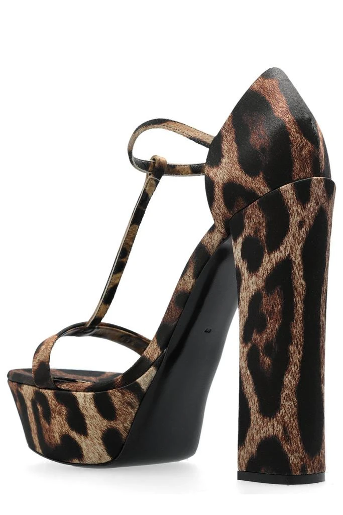 Dolce & Gabbana Dolce & Gabbana Leopard-Printed Heeled Sandals 3