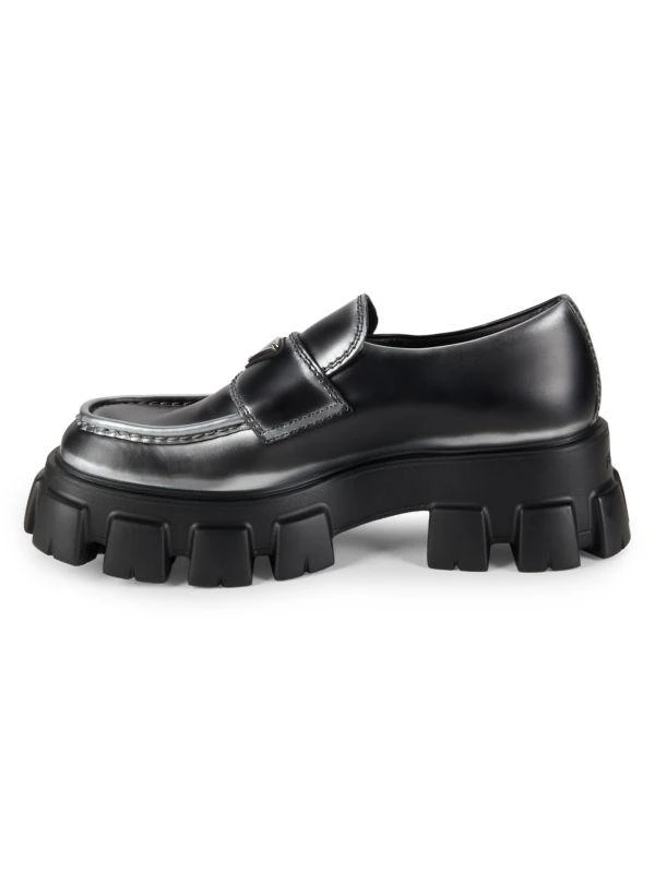 Prada Rois Brushed Leather Loafers 4