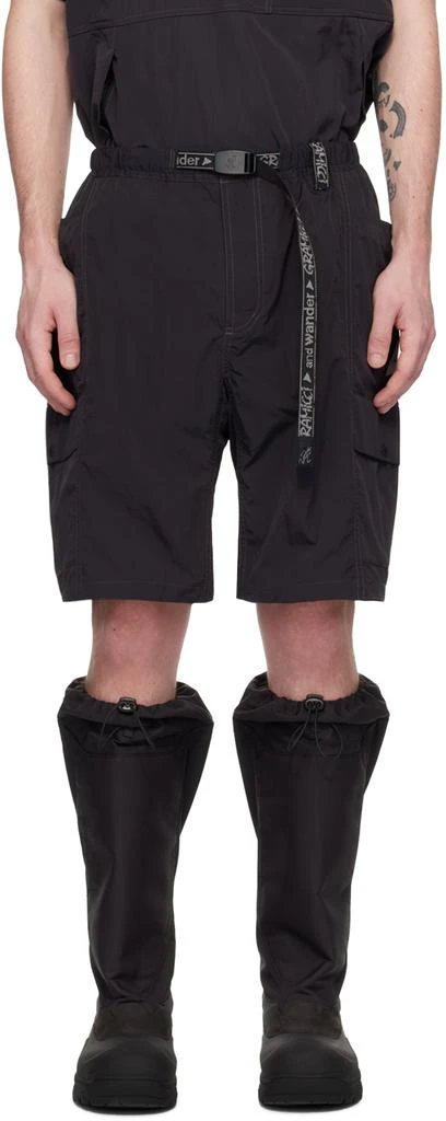 and wander Black Gramicci Edition Shorts 1