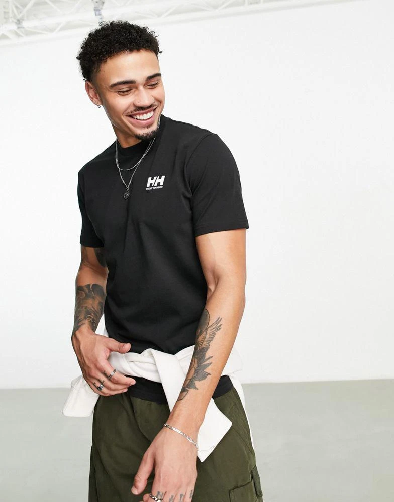 Helly Hansen Helly Hansen Move t-shirt with back print in black 2