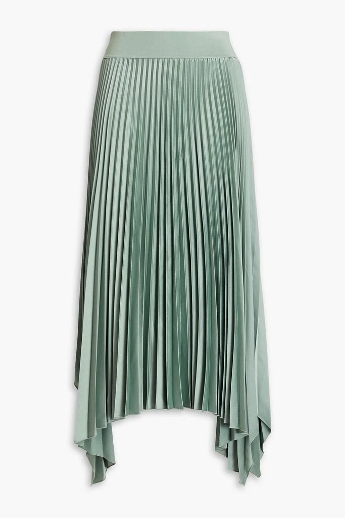 Joseph Ade pleated satin-crepe maxi skirt 1