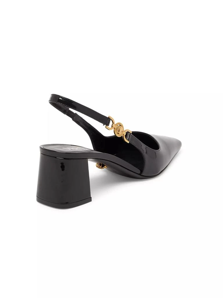 Versace 55MM Patent Leather Slingback Pumps 3