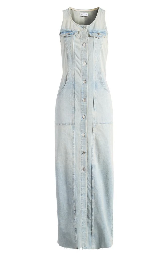 Topshop Sleeveless Denim Maxi Dress 4