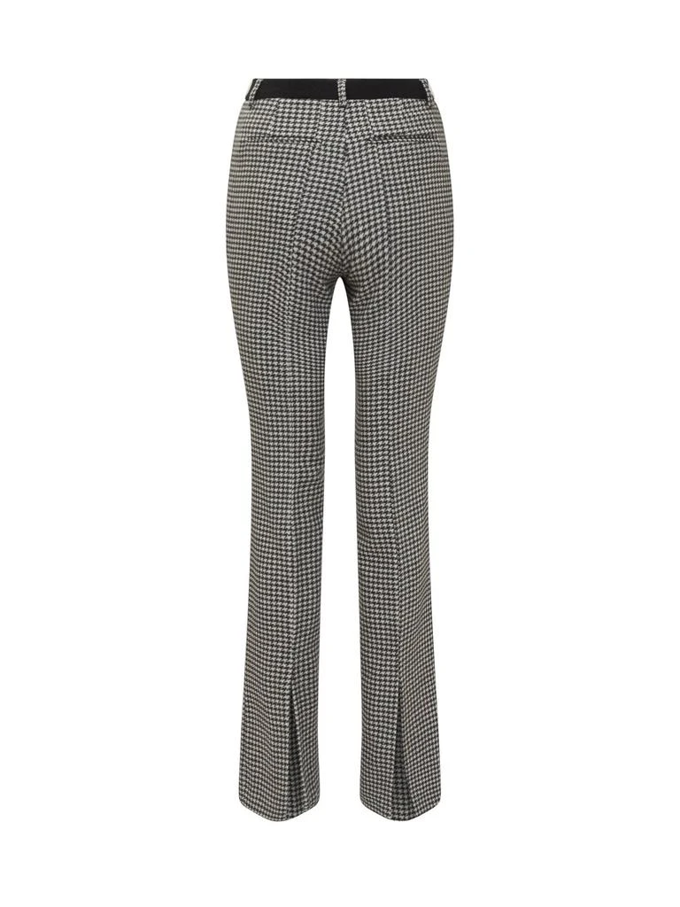 L'AUTRE CHOSE L'Autre Chose Houndstooth Check Back-Slit Detail Trousers 2