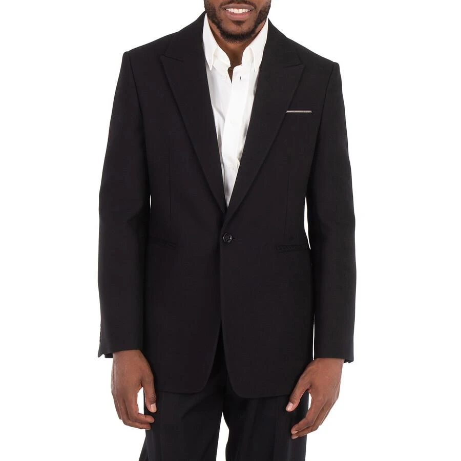 Burberry Single-Breasted Wool Tailored Jacket 1