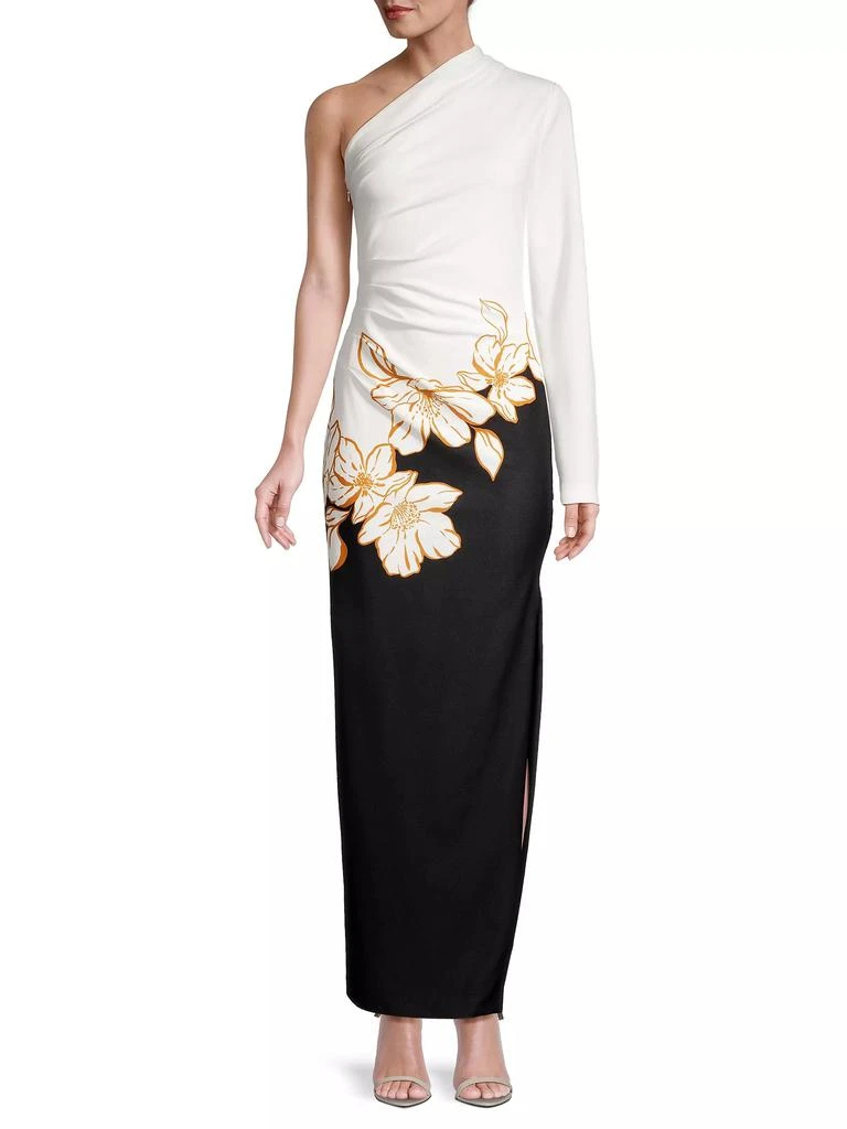 One33 Social Ruched One-Shoulder Gown 2