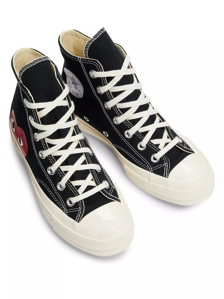 Comme des Garçons PLAY CdG PLAY x Converse Women's Chuck Taylor All Star Peek-A-Boo High-Top Sneakers 4