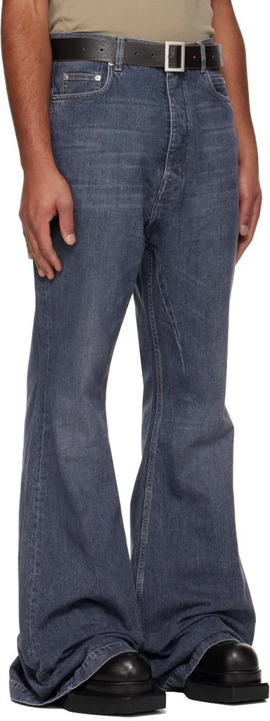 Rick Owens Blue Concordians Bolan Bootcut Jeans 2