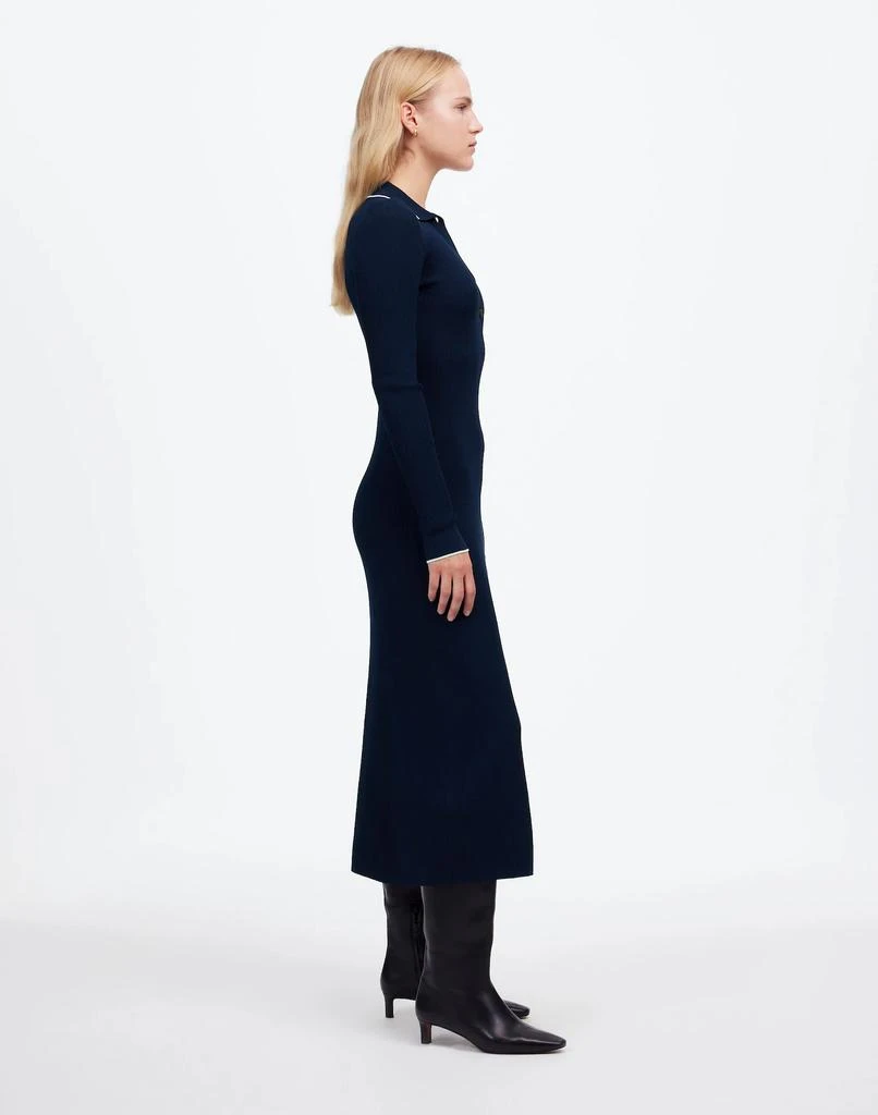 Madewell Ribbed Long-Sleeve Midi Dress 3