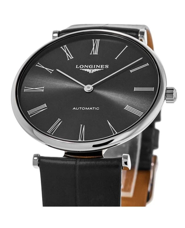 Longines Longines La Grande Classique Automatic Black Dial Leather Strap Unisex Watch L4.918.4.51.2 2