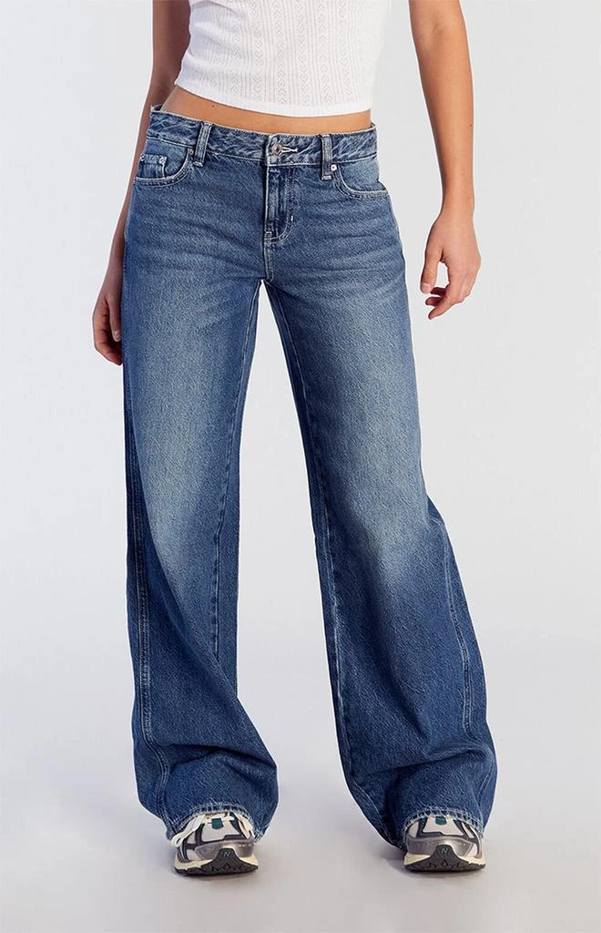PacSun Casey Low Rise Baggy Jeans Medium Indigo 1