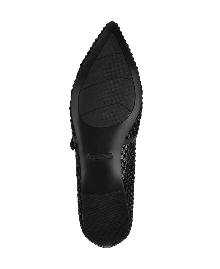 Nine West Women's Bray Pointy Toe Embellished Dress Flats 5