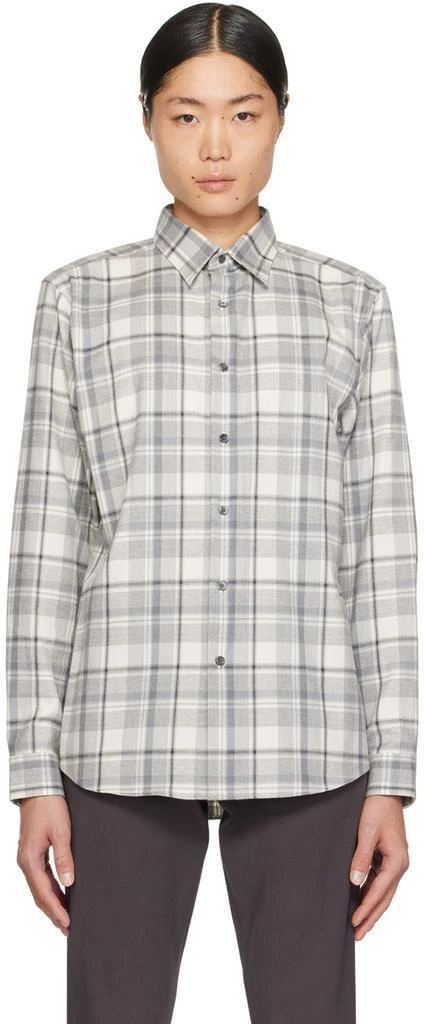 Theory Gray Irving Shirt 1