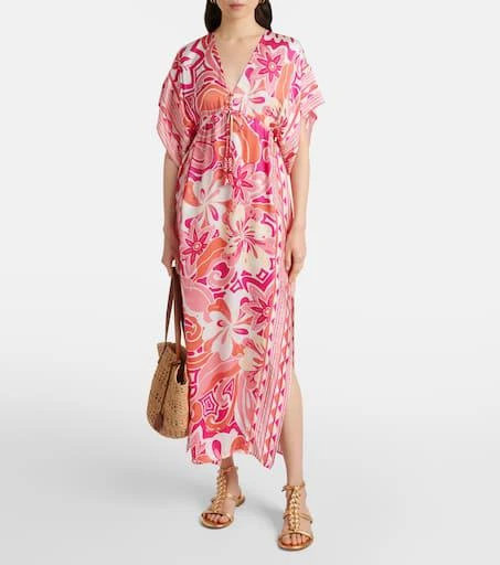 Poupette St Barth Amaya floral kaftan 2