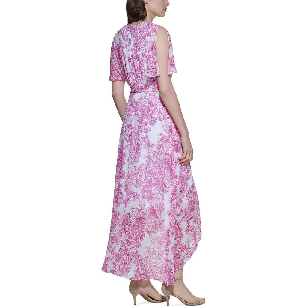 Jessica Howard Womens Printed Hi-Low Maxi Dress 2