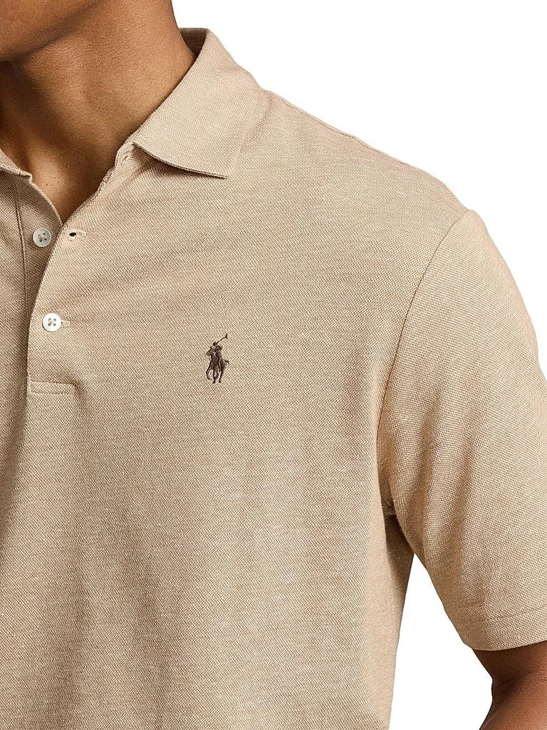 Ralph Lauren Cotton-Linen Oxford Polo Shirt 5