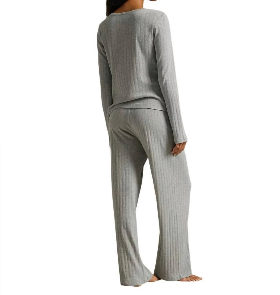 Ralph Lauren Polo Ralph Lauren - Henley Wide Leg Sleep Set 2