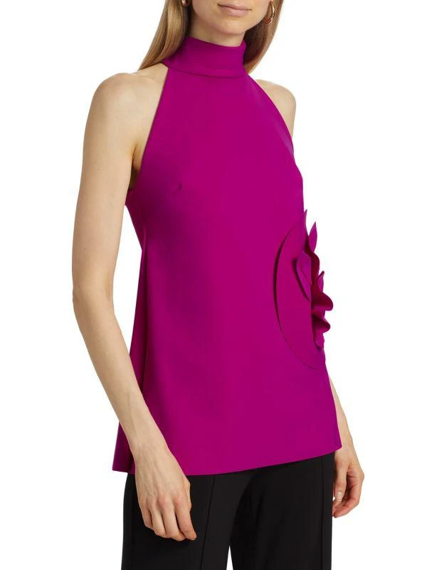 Chiara Boni Tiffy Flower Halter Top 3