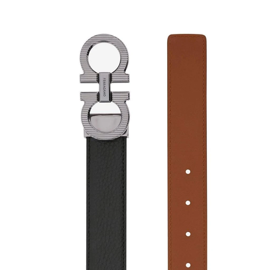 Salvatore Ferragamo Ferragamo Gancini Reversible And Adjustable Belt 2