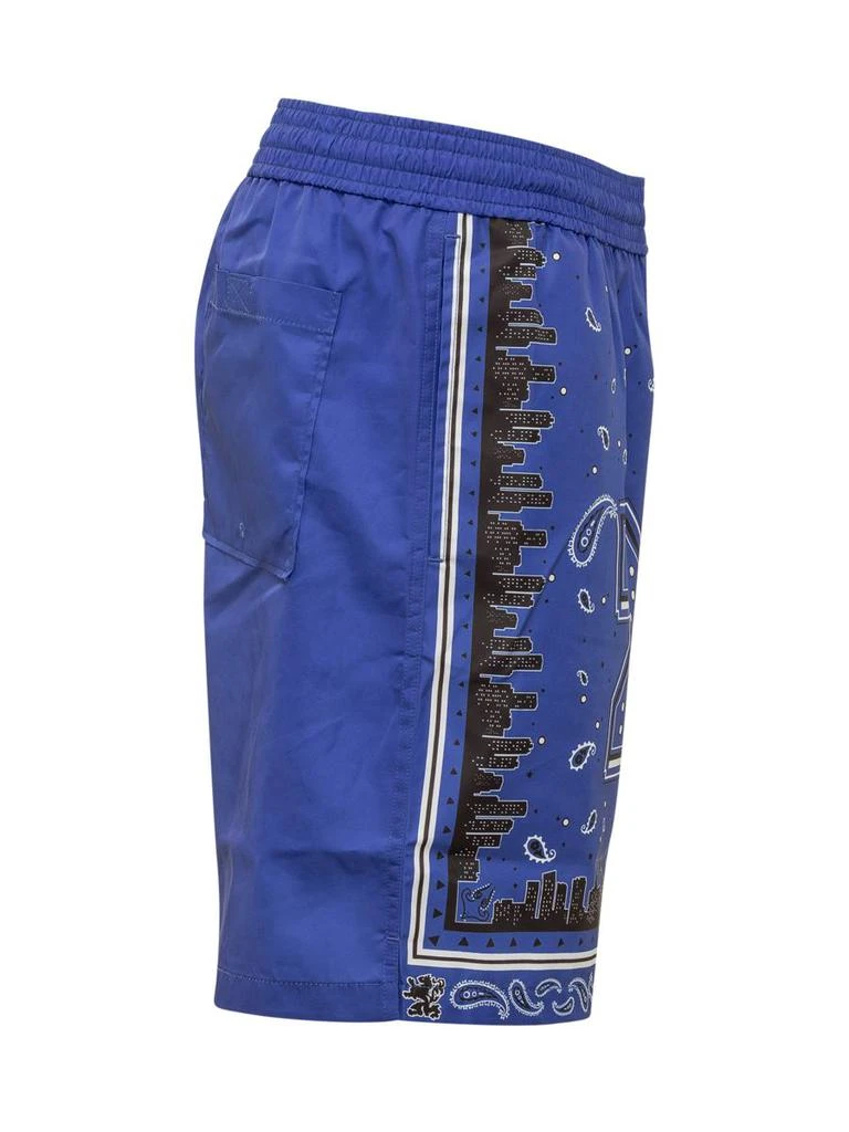 Off-White Off-White Beach Boxer Shorts With Bandana Pattern 3