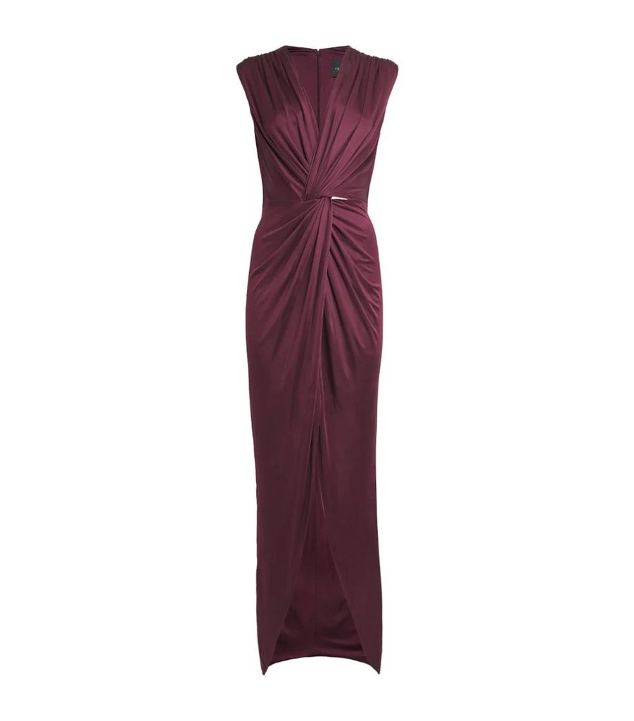 Costarellos Front-Twist Indra Maxi Dress 1