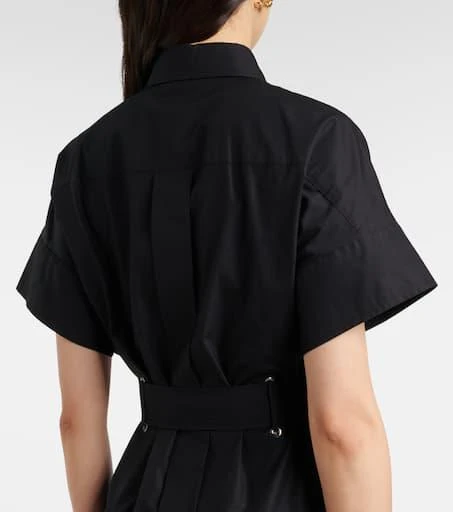 Max Mara Agoraio pleated cotton shirt dress 7