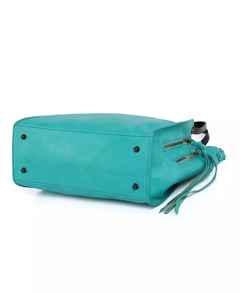 OLD TREND Women's Genuine Leather Daisy Tote Bag 8