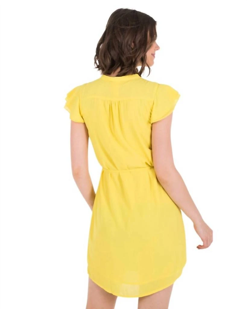 Molly Bracken Molly Bracken - Short Sleeve Pleated Button Bodice Dress 3