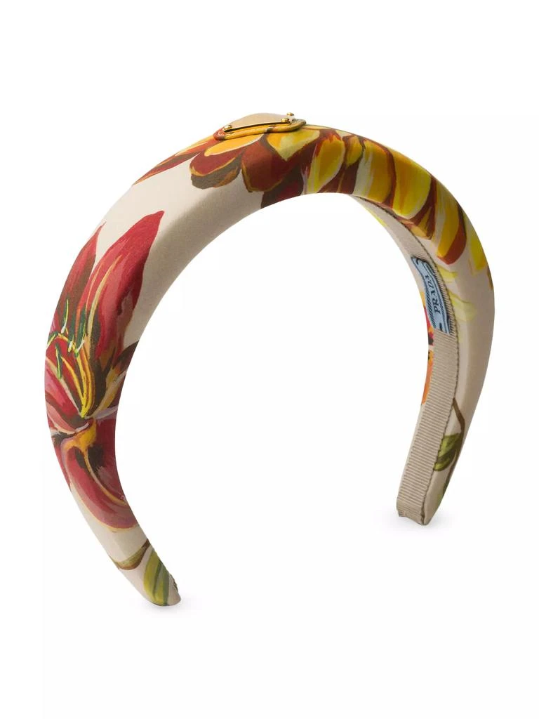 Prada Printed Fabric Headband - Hats - Free Shipping  display picture 3