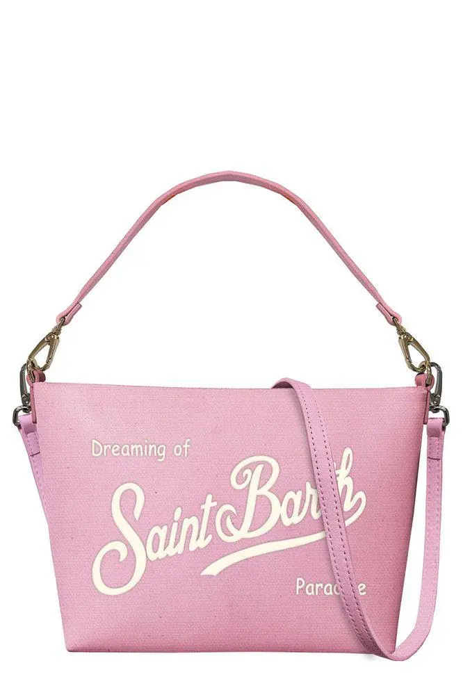 Mc2 Saint Barth Mc2 Saint Barth Aline Logo Printed Clutch Bag