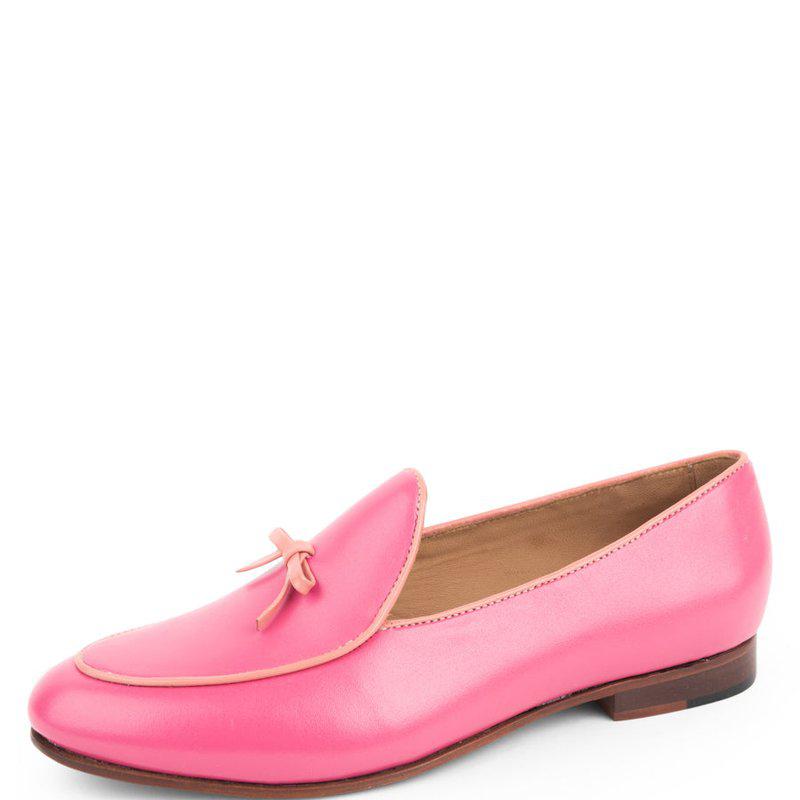 Patricia Green Coco Belgian Loafer Hot Pink