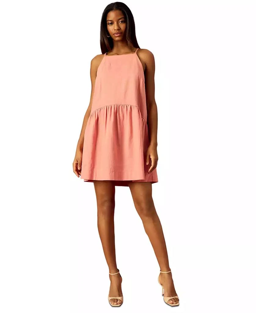 Donna Morgan Women's Square-Neck Sleeveless Mini Dress 4