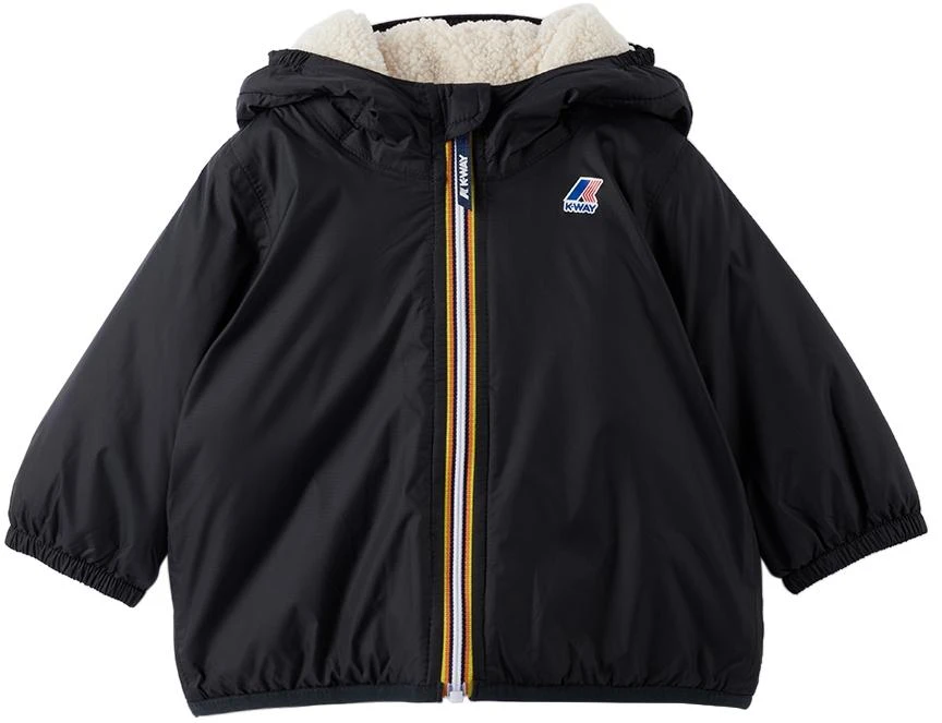 K-Way Baby Black 3.0 Claudine Orsetto Jacket 1