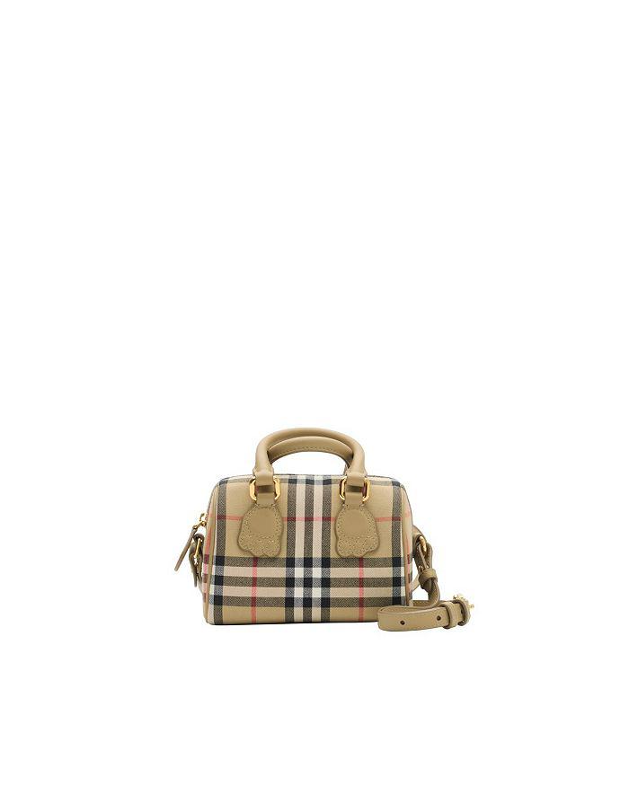 Burberry Unisex Mini Check Bowling Bag