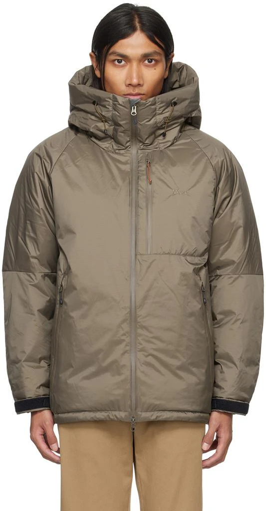 NANGA Gray Aurora Light Down Jacket 1