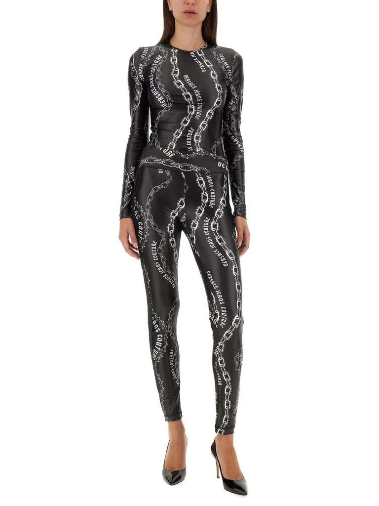 Versace Versace Jeans Couture Leggings With Logo 2