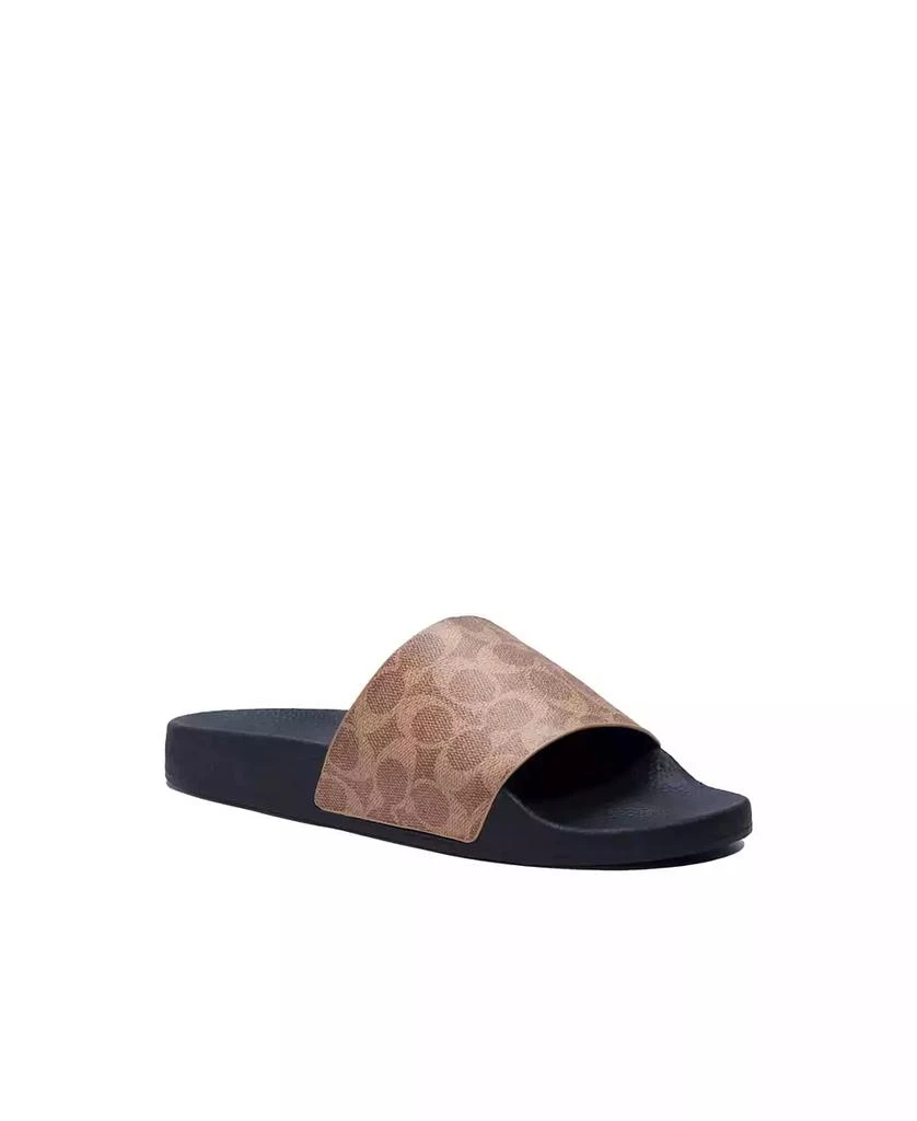 Coach Men's Signature Coated Canvas Pool Slide 6