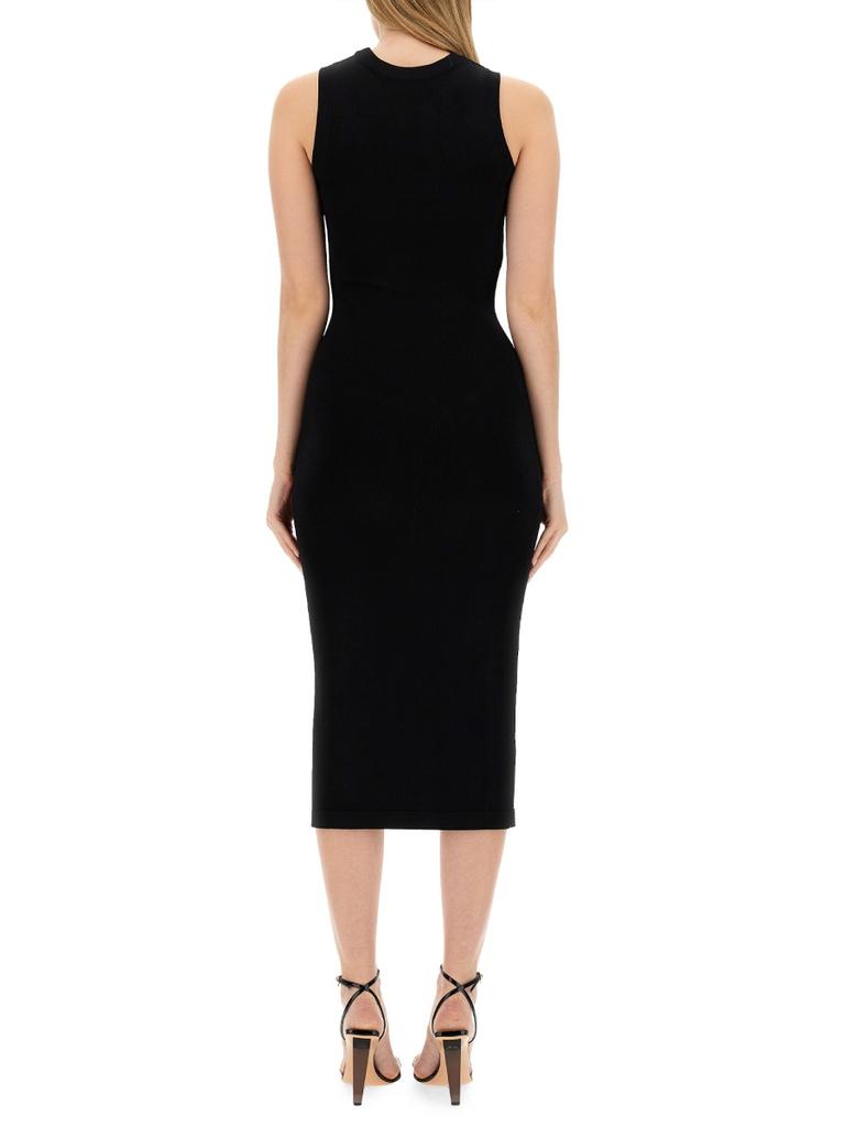 【関税＆送料込み】Moschino Buttoned Dress MOSCHINO Button-detailed knitted midi dress | THE OUTNET