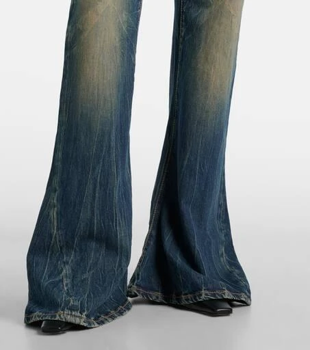 Acne Studios 2024F high-rise bootcut jeans 5