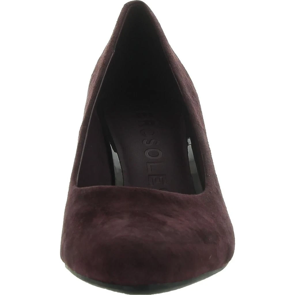 Aerosoles Betsey Womens Round Toe Block Heel Loafer Heels 3