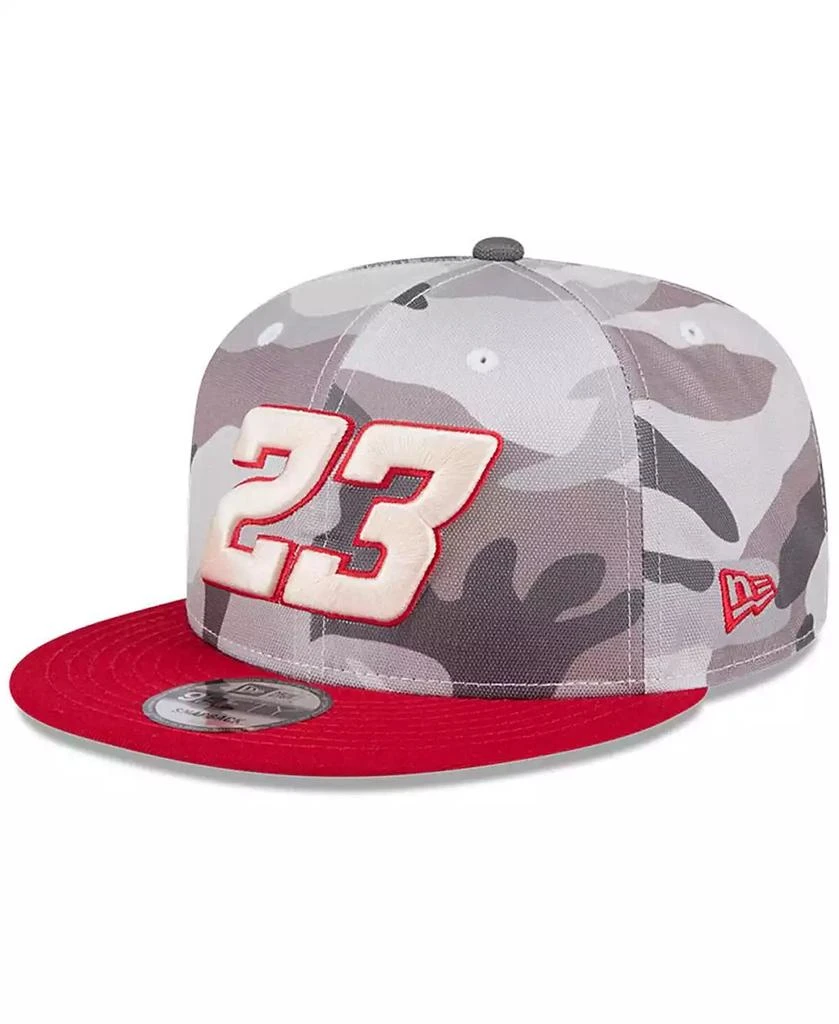 New Era Men's Camo/Scarlet Bubba Wallace 9FIFTY Snapback Hat 1