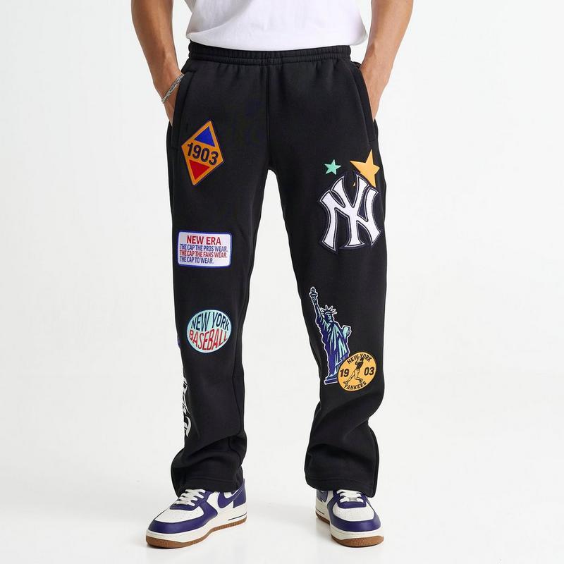 New Era Men's New Era New York Yankees MLB Patch Sweatpants