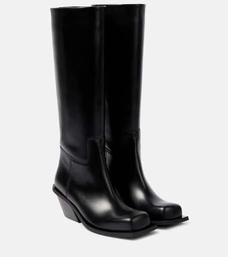 GIA BORGHINI Blondine leather knee-high boots 1