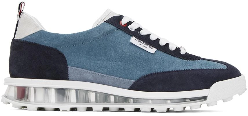 Thom Browne Blue Tech Runner Sneakers 1