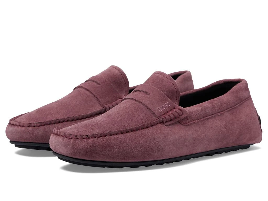 Hugo Boss Noel Suede Penny Loafer Moccasins 1